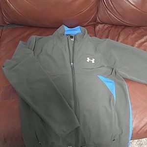 Gray UA light jacket..
